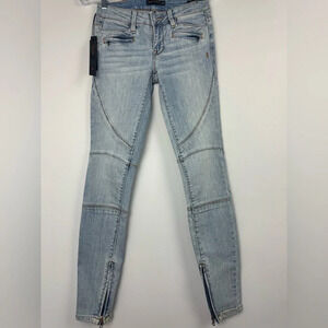 Genetic Denim The Aliya Moto Cigarette Jeans size 24